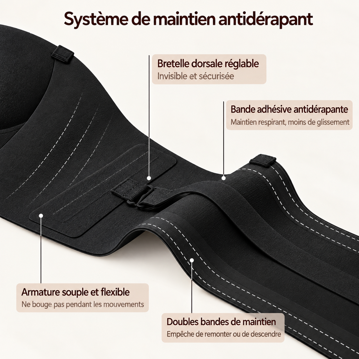 Soutien-gorge sans bretelles StayLift