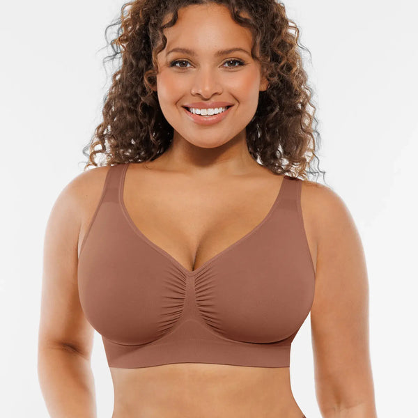 Soutien-gorge quotidien sans armatures à larges bretelles